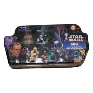 Star Wars Villains 500 Piece Jigsaw Puzzle Set Collectible Tin 2002‎ Hasbro